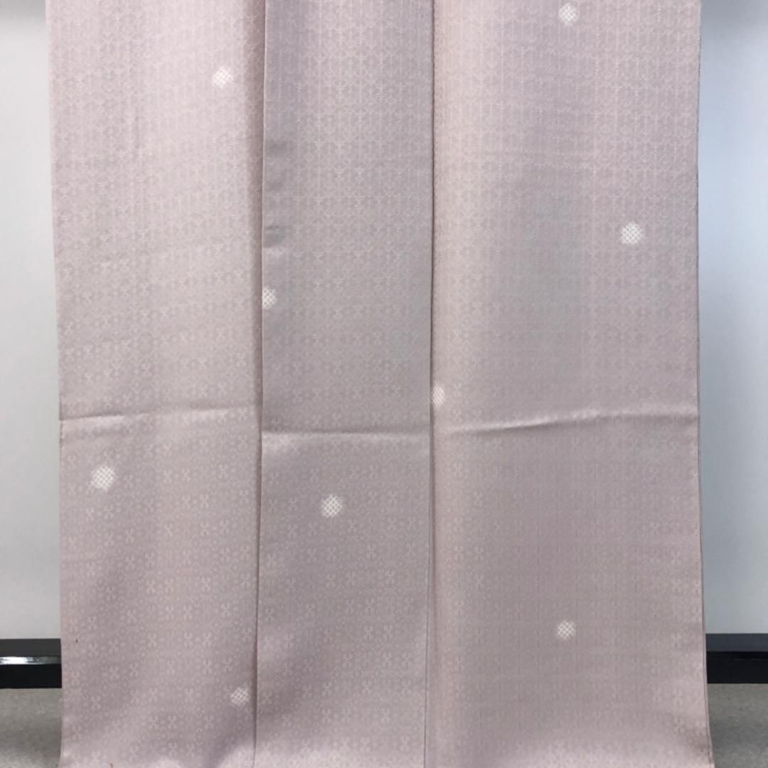 小紋 作家物 飛び柄 蛍ぼかし 地模様 薄梅鼠色 トールサイズ K-4762  