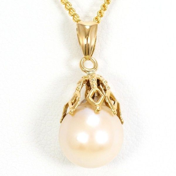 K18YG ネックレス NECKLACE パール 真珠 総重量約3.7g 約43cm