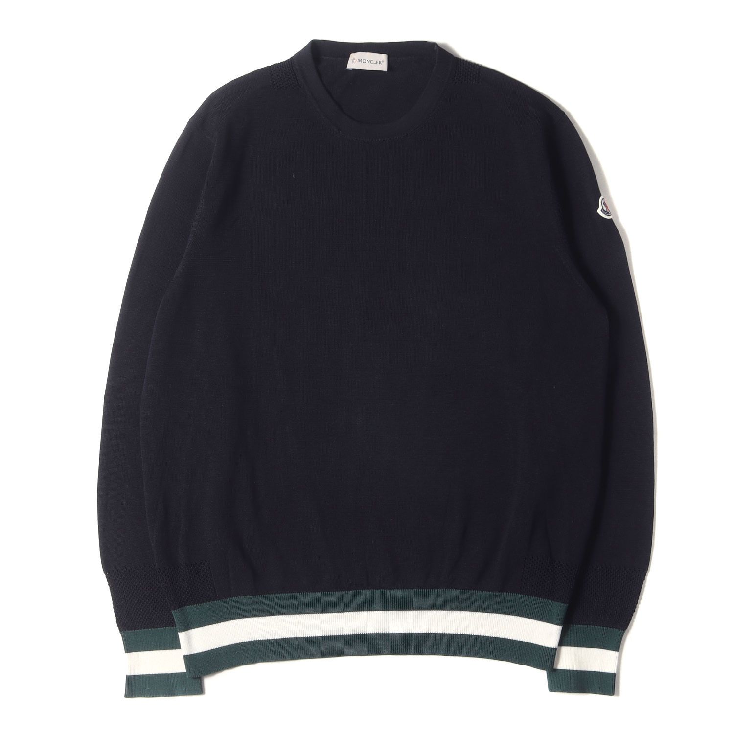 MONCLER ネイビー ウール セーター