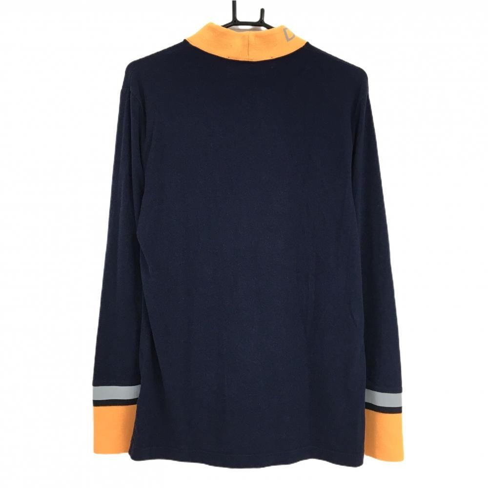 DECEMBERMAY 長袖シャツ ネイビー/オレンジ DECEMBERMAY 長袖シャツ