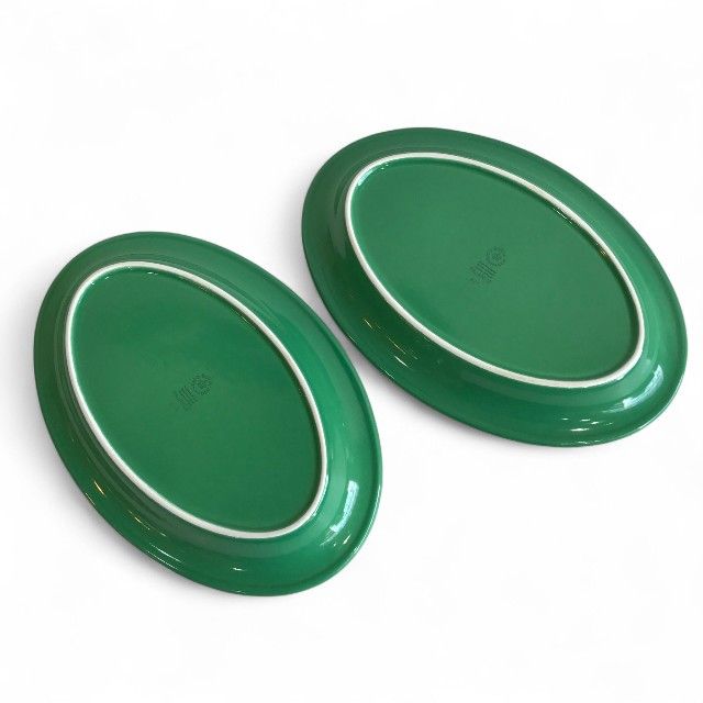 ロイヤルコペンハーゲン ウワスラ オーバルプレート ２８cm ２枚セット KAHLER ケーラー URSULA ウワスラシリーズ｜北欧雑貨