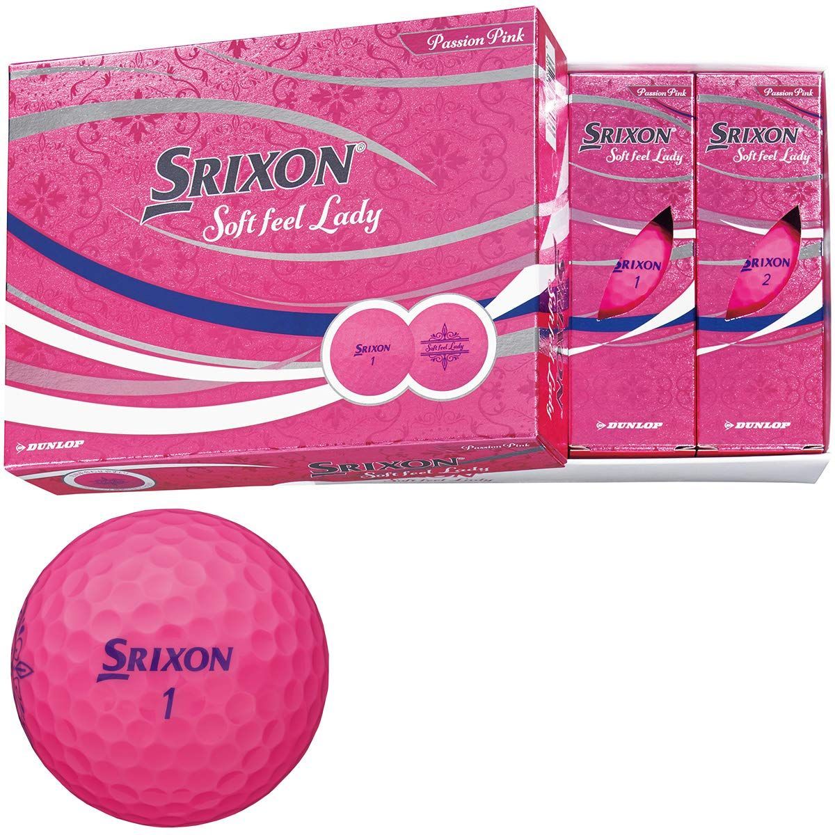 メルカリshops 色 パッションピンク Dunlop ダンロップ ゴルフボール Srixon