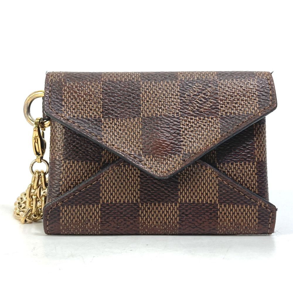 LOUIS VUITTON ルイヴィトン ダミエ ポシェット N60285 ルイヴィトン N60285 ダミエ ポシェットキリガミ チェーン付き