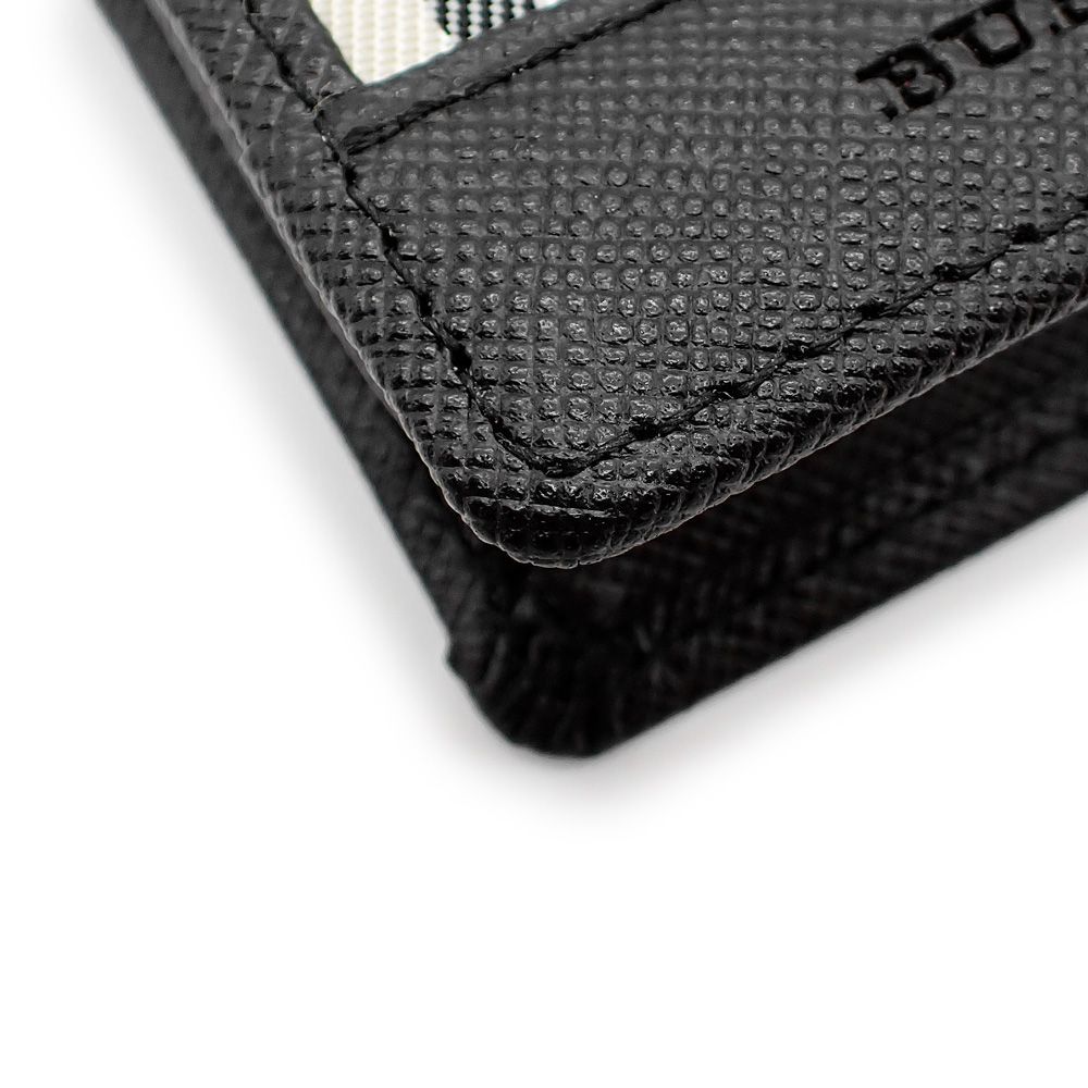 BURBERRY ケース 小銭入れ レザー ブラック ノバチェック BURBERRY コインケース ノバチェック ブラック レザー ユニセックス