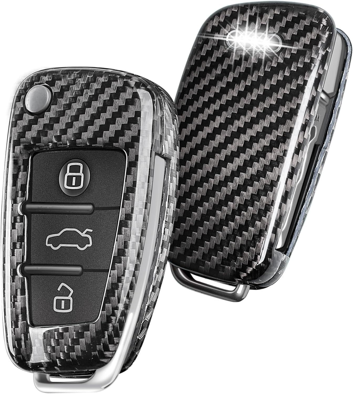 アウディ キーケース AUDI キーカバー A1 A3 A6 Q2 Q3 Q7 TT TTS R8 S3