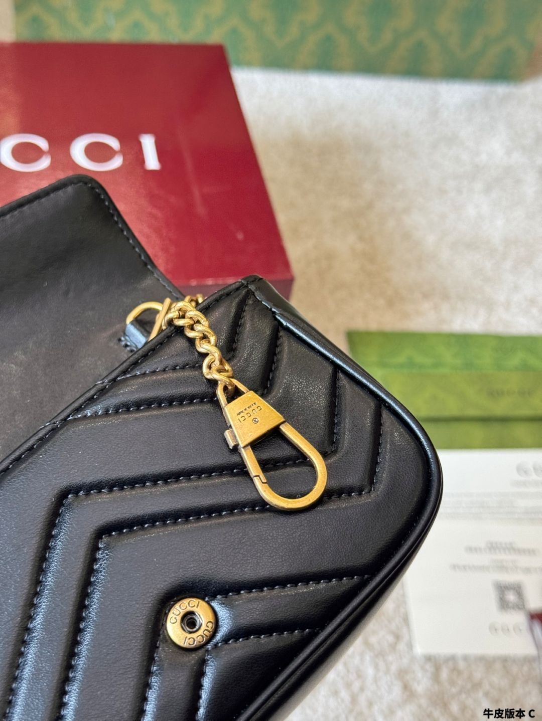 24時間限定【極美品】グッチ GGマーモント ショルダーボディバッグハート