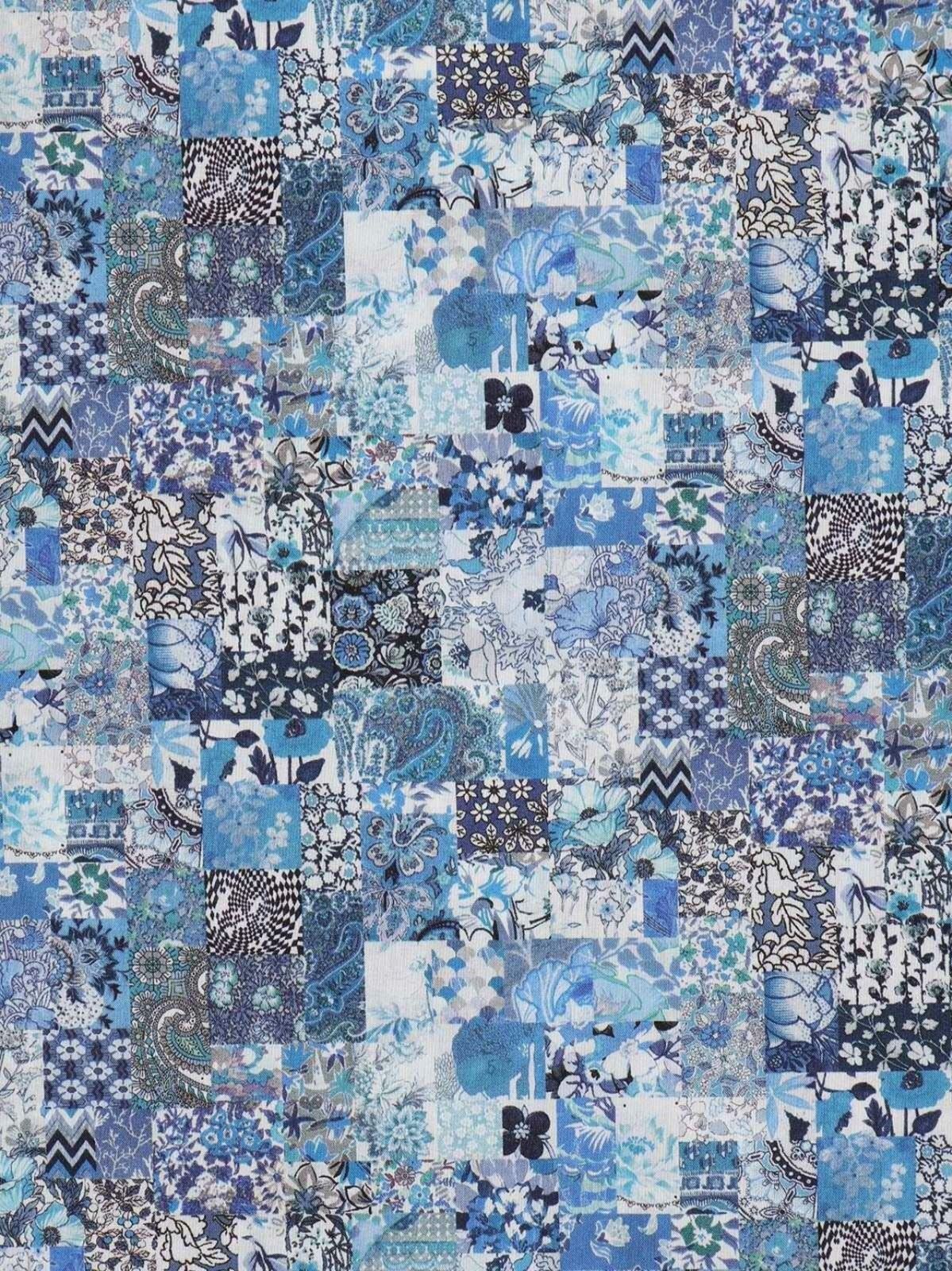 sosotto(ソソット)LIBERTY PRINTチビ衿ピンタック前開き