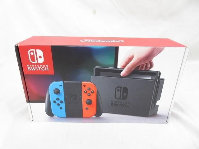 中古品 ゲーム Nintendo switch ニンテンドースイッチ ソフト HAC-001 ジャンク品 ネオンレッド ブルー 動作品 充電ケーブル 等 付属品あり 箱無し 任天堂 Joy-Con(L) ネオンレッド／(R) ネオンブルー HAC-A-JAEAA