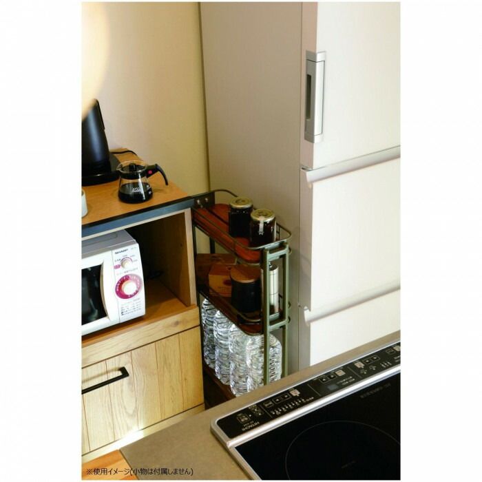 弘益 KOEKI MASH ビーワイケージ スリムワゴン カーキ BCW200OSKA