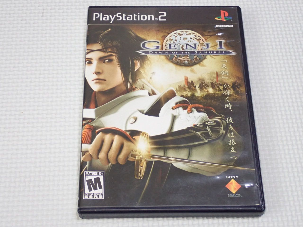 PS2☆GENJI 承る DAWN OF THE SAMURAI 海外版 北米版☆箱付・説明