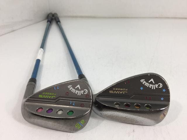 返品OK ゴルフクラブ キャロウェイ JAWS フォージド ウェッジ ツアーグレー ALLOY BLUE WEDGE 2本SET