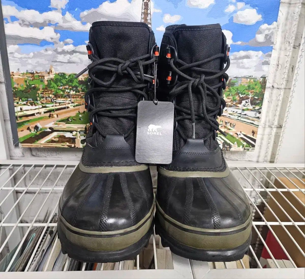 SOREL 防水スノーブーツ ブラック 27センチ SOREL カリブー スノー