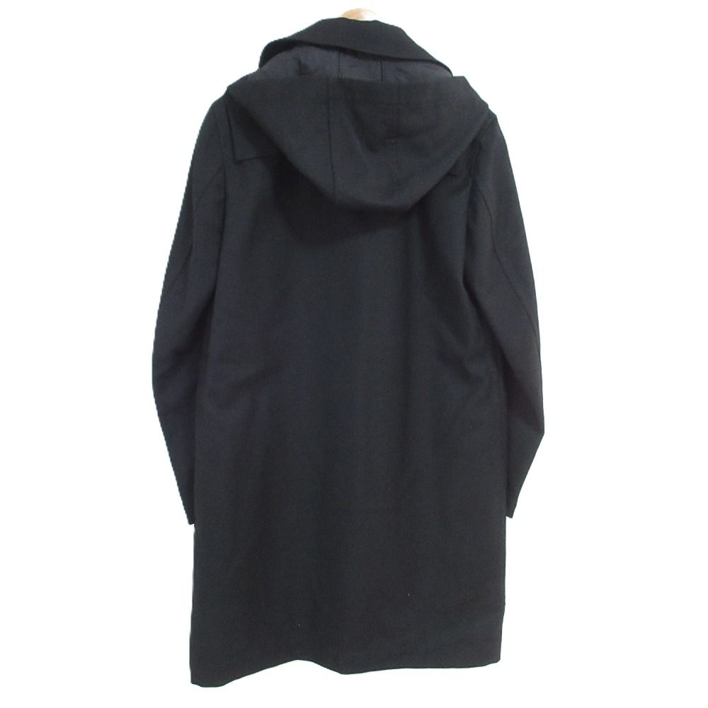 tricot COMME des GARCONS トリココムデギャルソン 2WAY フード付き ウールダッフルコート AD2009 M ブラック レディース 古着