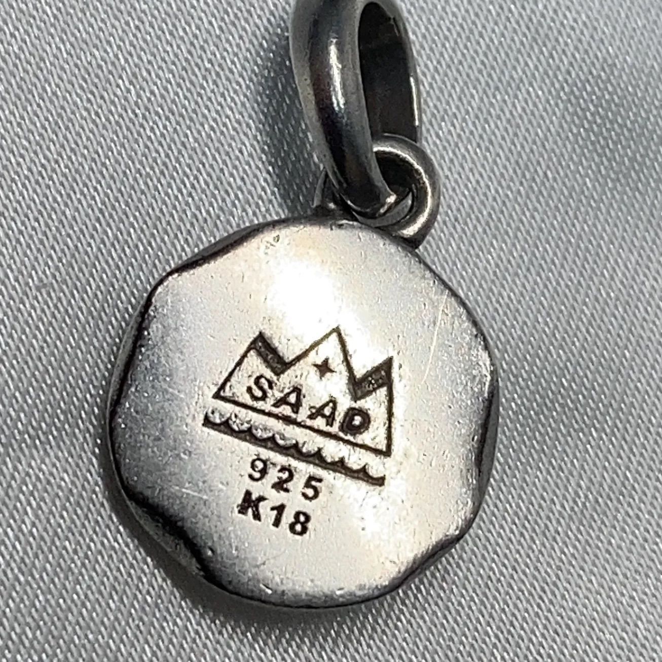 SAAD SV925/K18 大人気 サンモチーフ ペンダントトップ - メルカリ