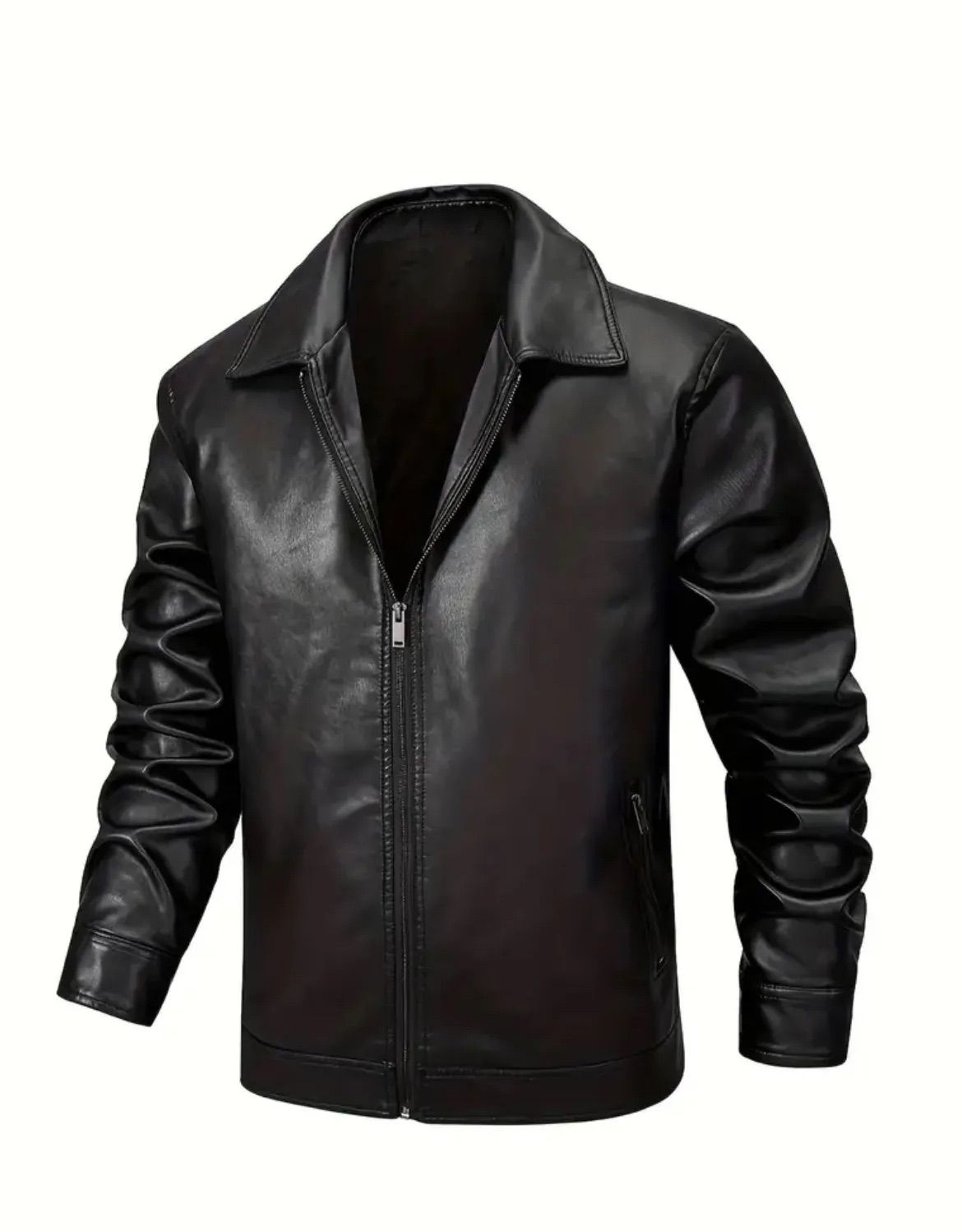ライダースジャケット メンズ 秋冬 アウター 本革 牛革 レザージャケット ブラック 2L/3L/4L/5L g4b24 ライダースジャケット 革ジャン 本革 レザー ジャケット 牛革