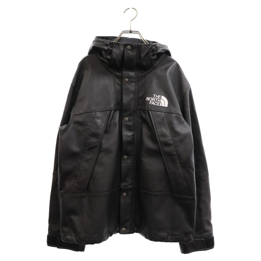 SUPREME (シュプリーム) 18AW×THE NORTH FACE Leather Mountain Jacket ノースフェイス レザーマウンテンジャケット  ブラック NF0A3VJ8 - メルカリ