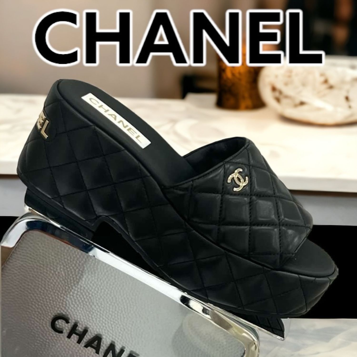 キャンペーン商品　超レア【新品未使用】 CHANEL シャネル マトラッセ サンダル 36