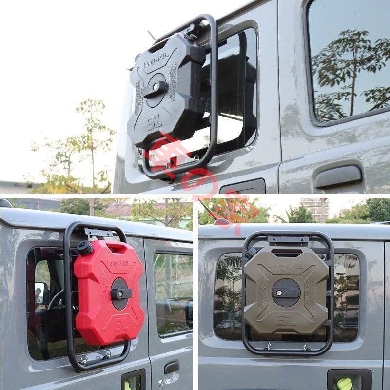 JIMNYオフロード改造エクステンションラック外付け燃料タンク