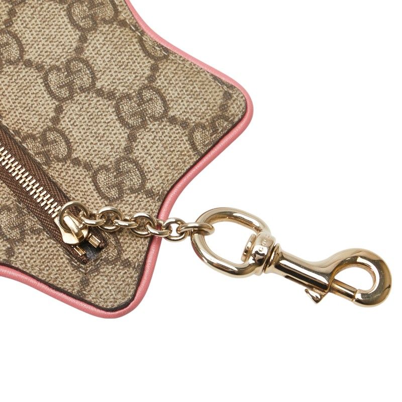 GUCCI コインケース GGスプリーム GG柄 スター チェーン 金具 グッチ GGスプリーム スター 星 コインケース チャーム