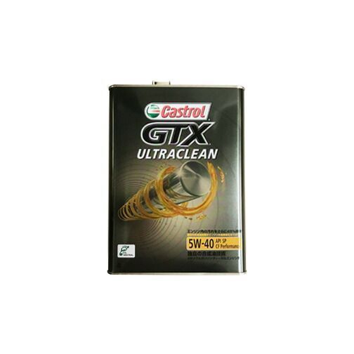 Castrol カストロール エンジンオイル GTX ULTRACLEAN 5W-40 4L 缶