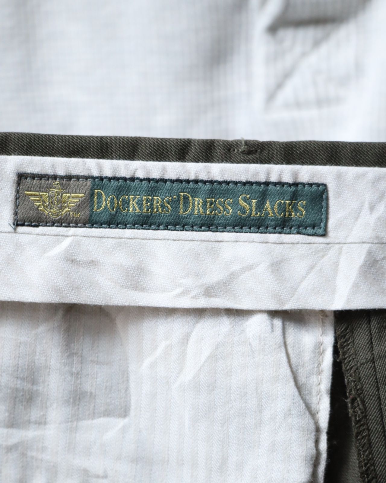 1990s- dockers wool blend 2tuck silky slacks 90年代 ドッカーズ 2