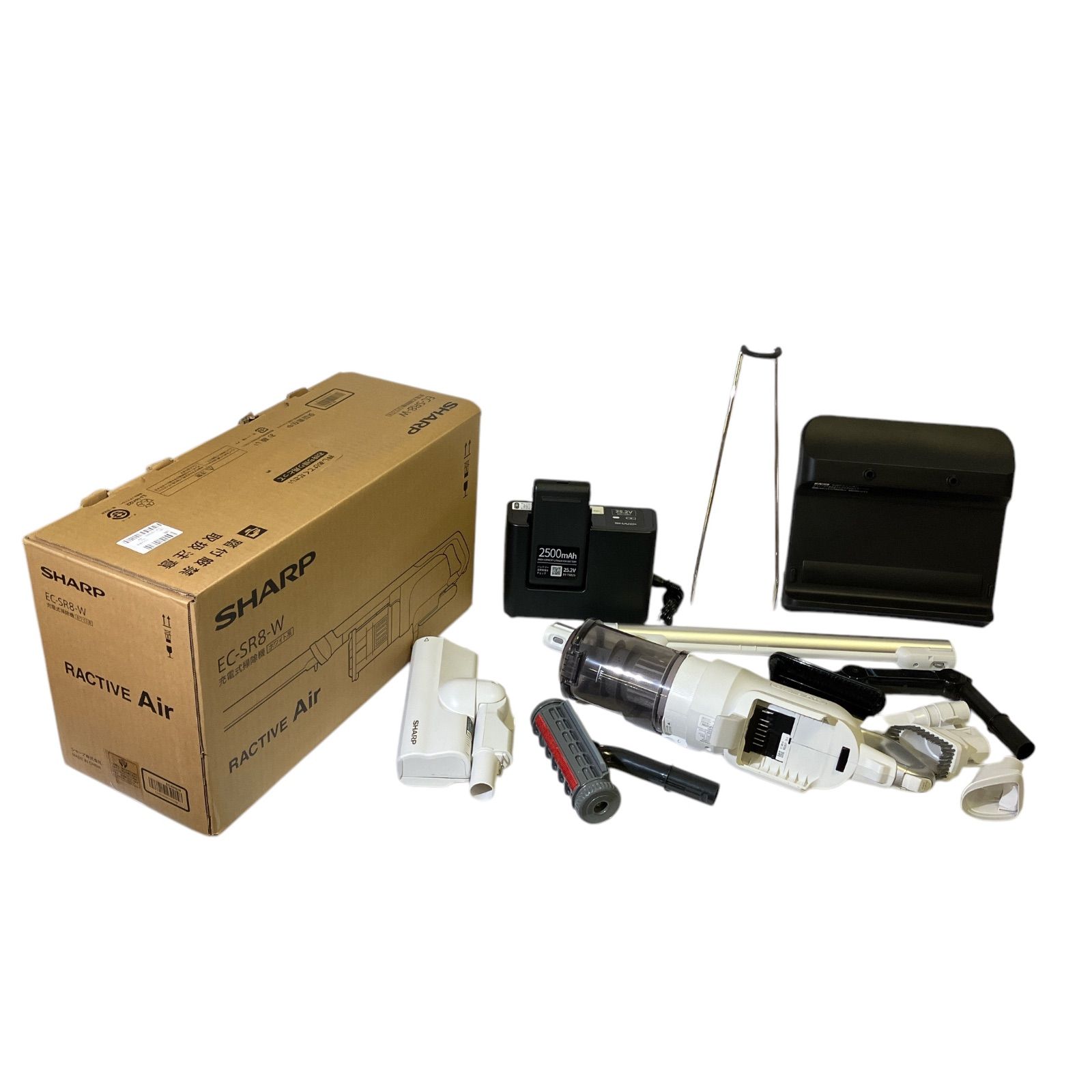 SHARP RACTIVE Air EC-SR8-W 充電式掃除機 【公式通販】