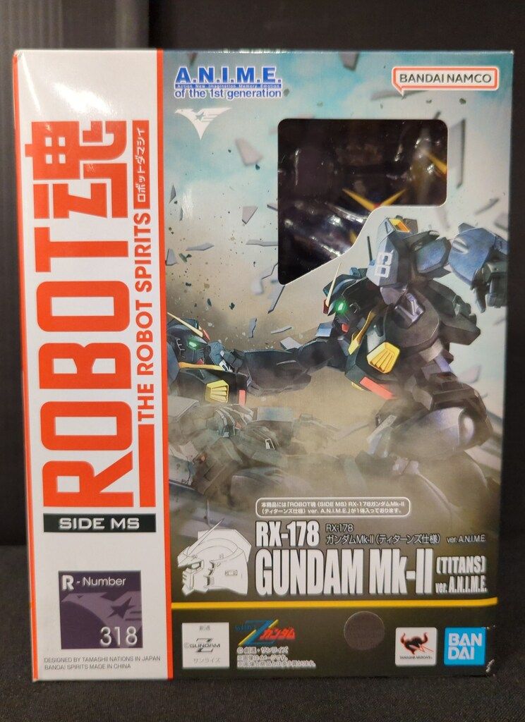 BANDAI SPIRITS ROBOT魂 u003cSIDE MSu003e 機動戦士Zガンダム RX-178 ガンダムMk-II(ティターンズ仕様) ver.A.N.I.M.E. 318