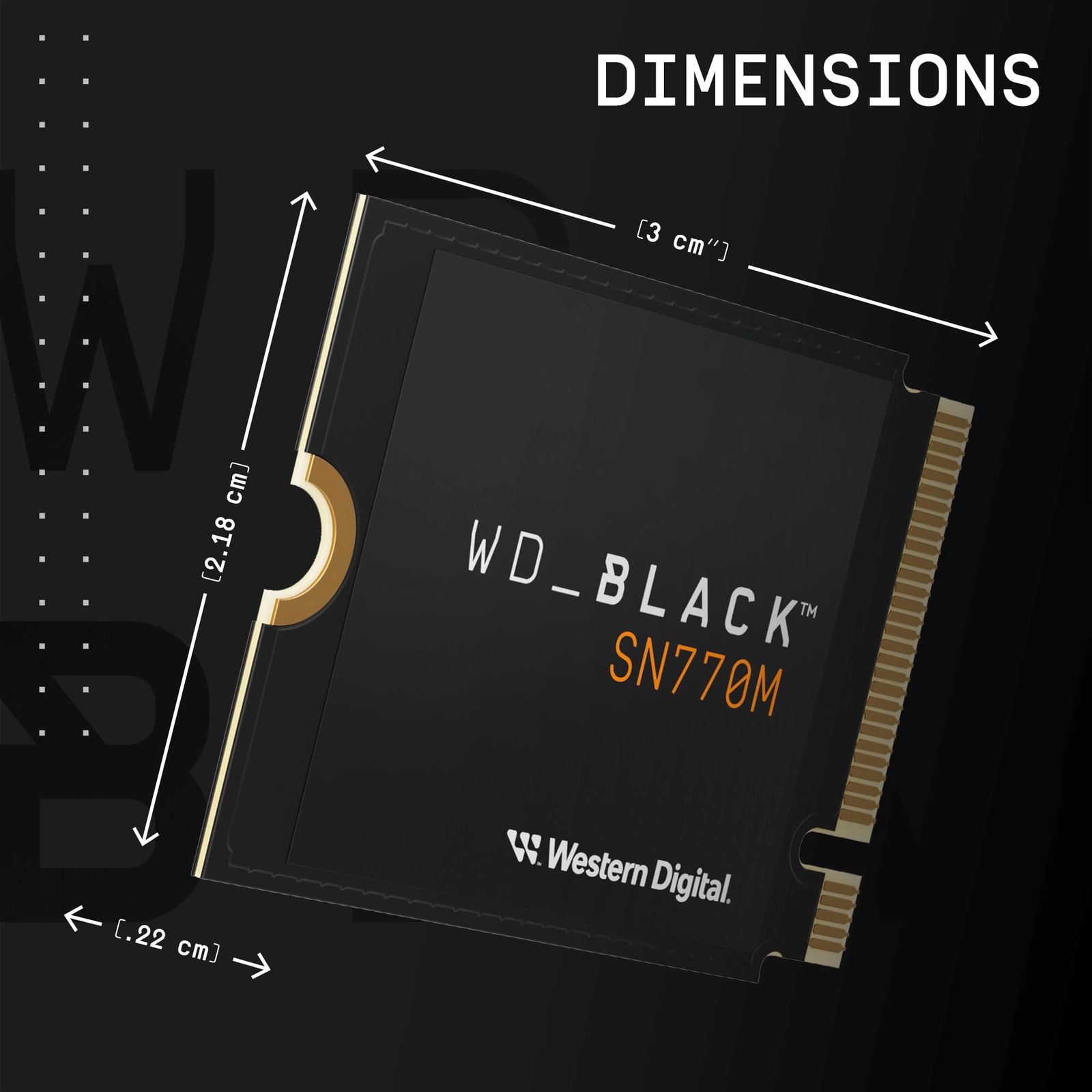 WDS200T3X0G WD_BLACK SN770M NVMe SSD 2TB M.2 2230 PCIe Gen4 x4 NVMe 1200TBW 5年保証 2TB 最大5 150MB|秒