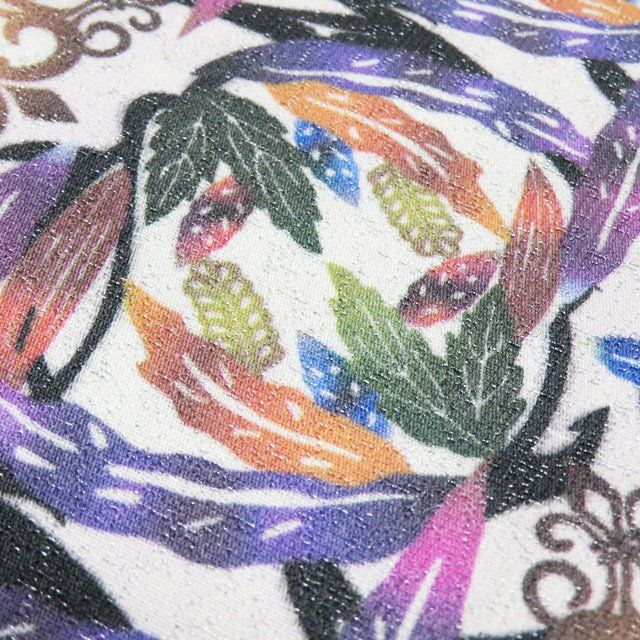新品未使用❣️urutane 花柄 半幅帯 USAコットン花札柄半幅帯 新品長尺リバ 和装小物（帯・半襟） お