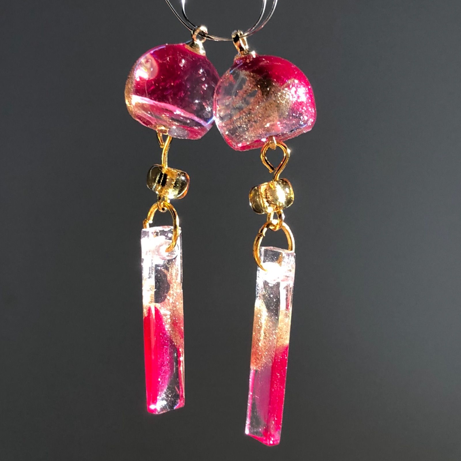 1132】風鈴形のピアス／イヤリング 【公式通販】