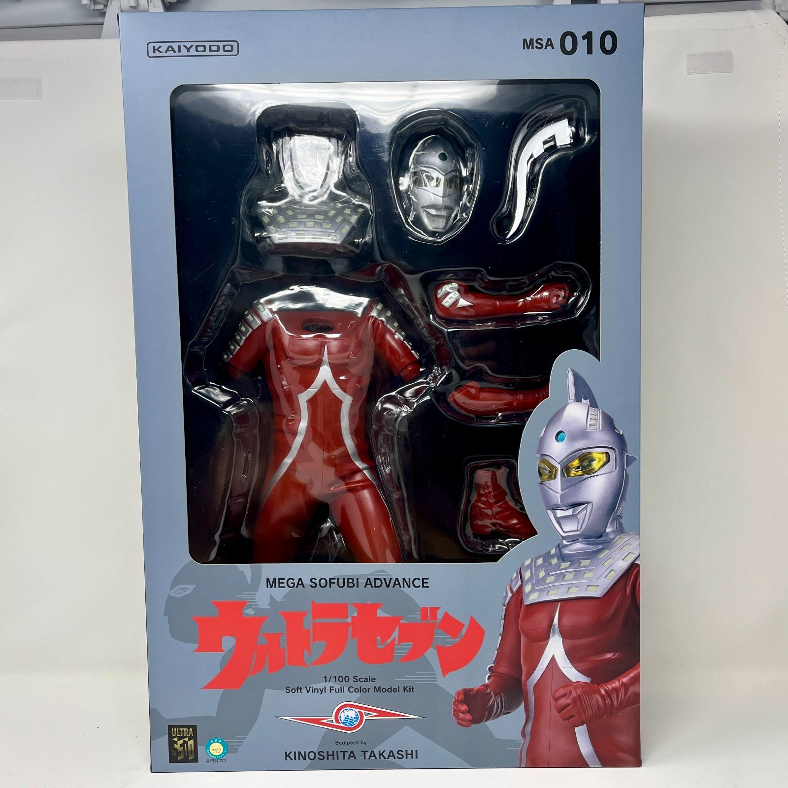 新品未開封】海洋堂 メガソフビアドバンス【ウルトラセブン】 - メルカリ