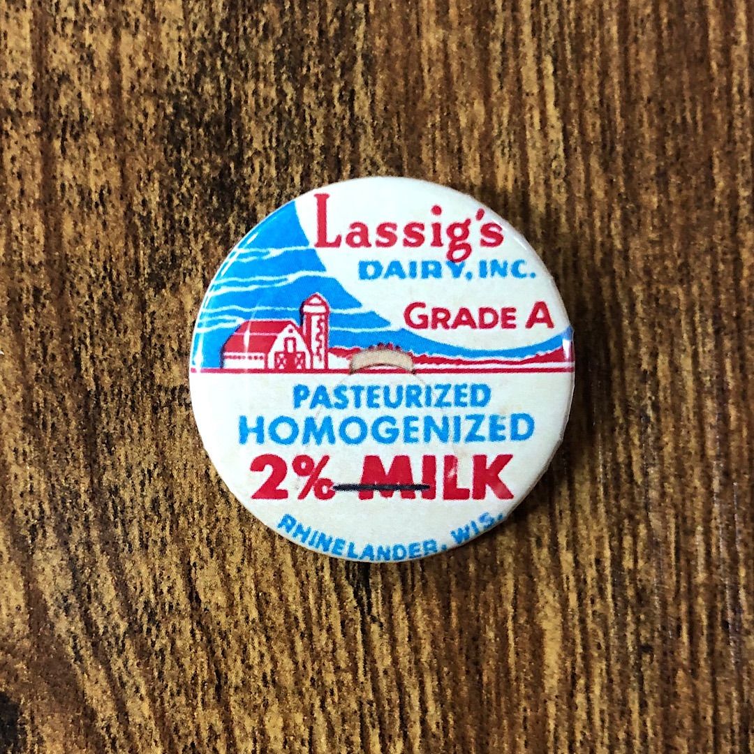 限定品　希少アメリカンビンテージ缶バッジ22個 缶バッジ】4種セット MILK カントリー ヴィンテージ アメリカン