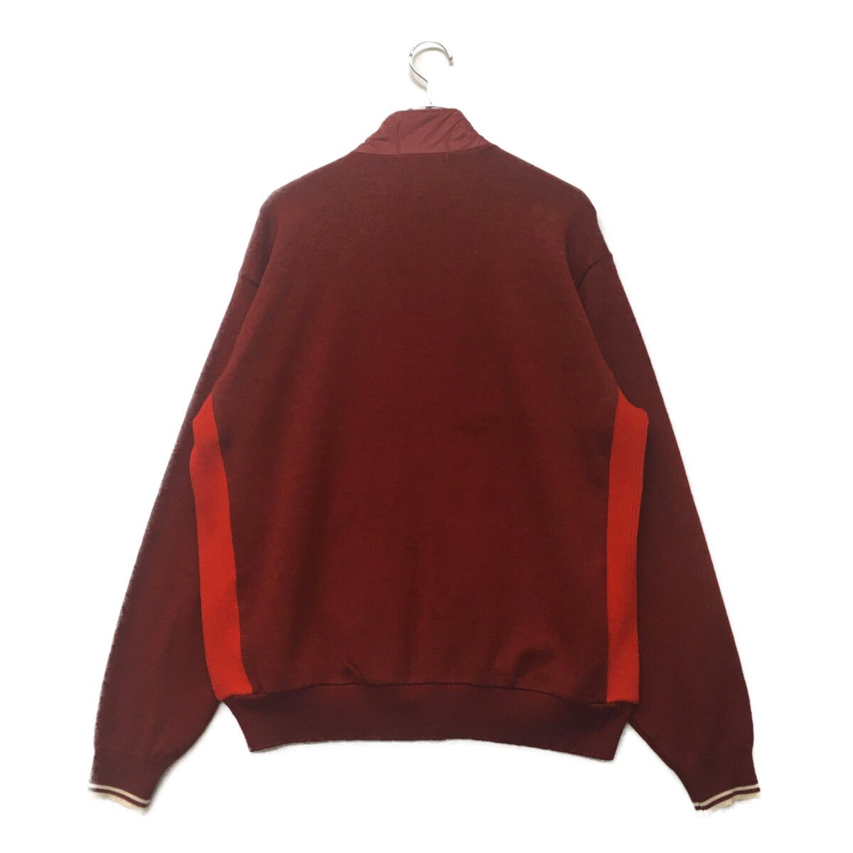 中古 メンズ ルコックスポルティフ le coq sportif ニットアウター LL 赤系 ボルドー シンプル