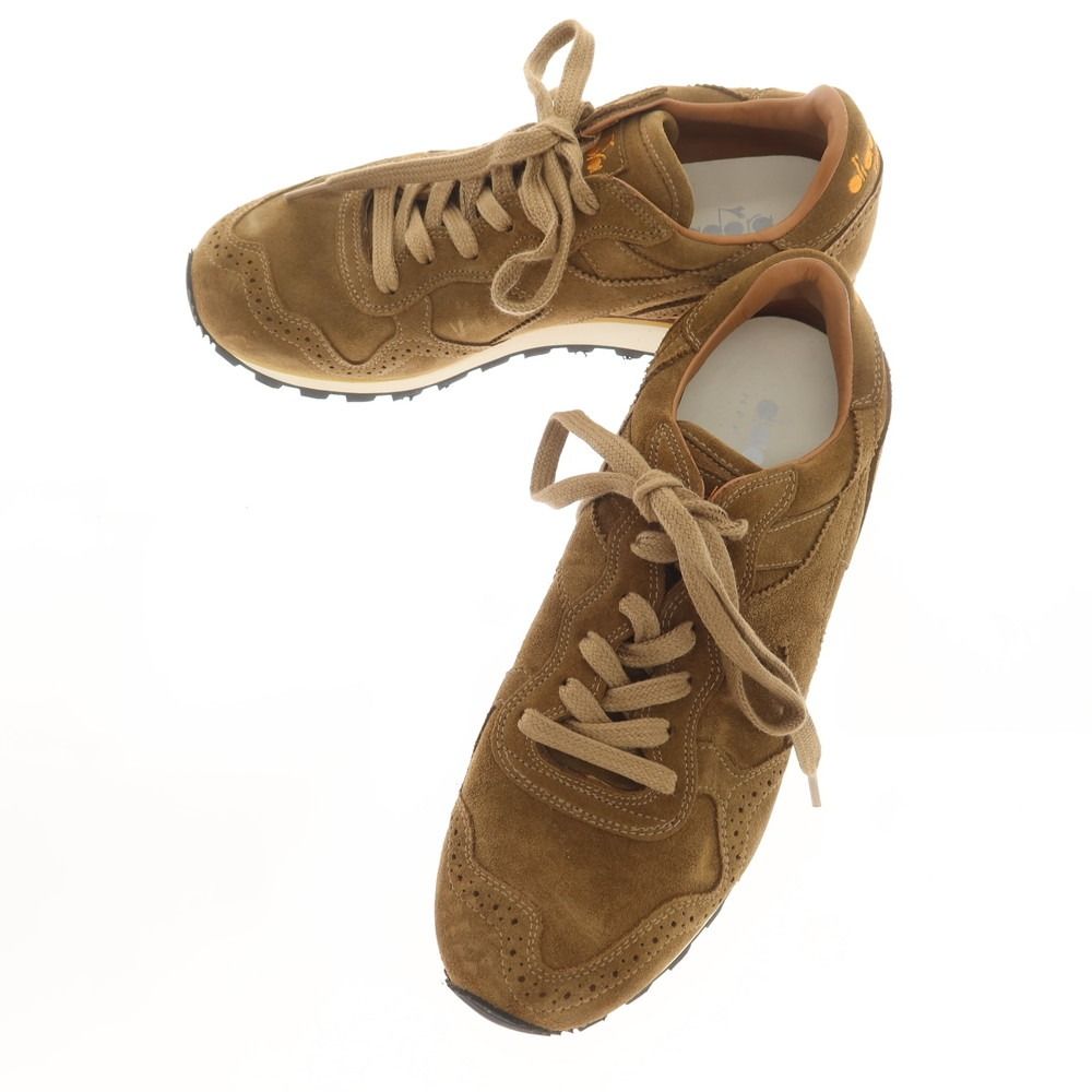 【中古】ディアドラ Diadora HERITAGE スエード スニーカー ブラウン【サイズ27.5】【メンズ】