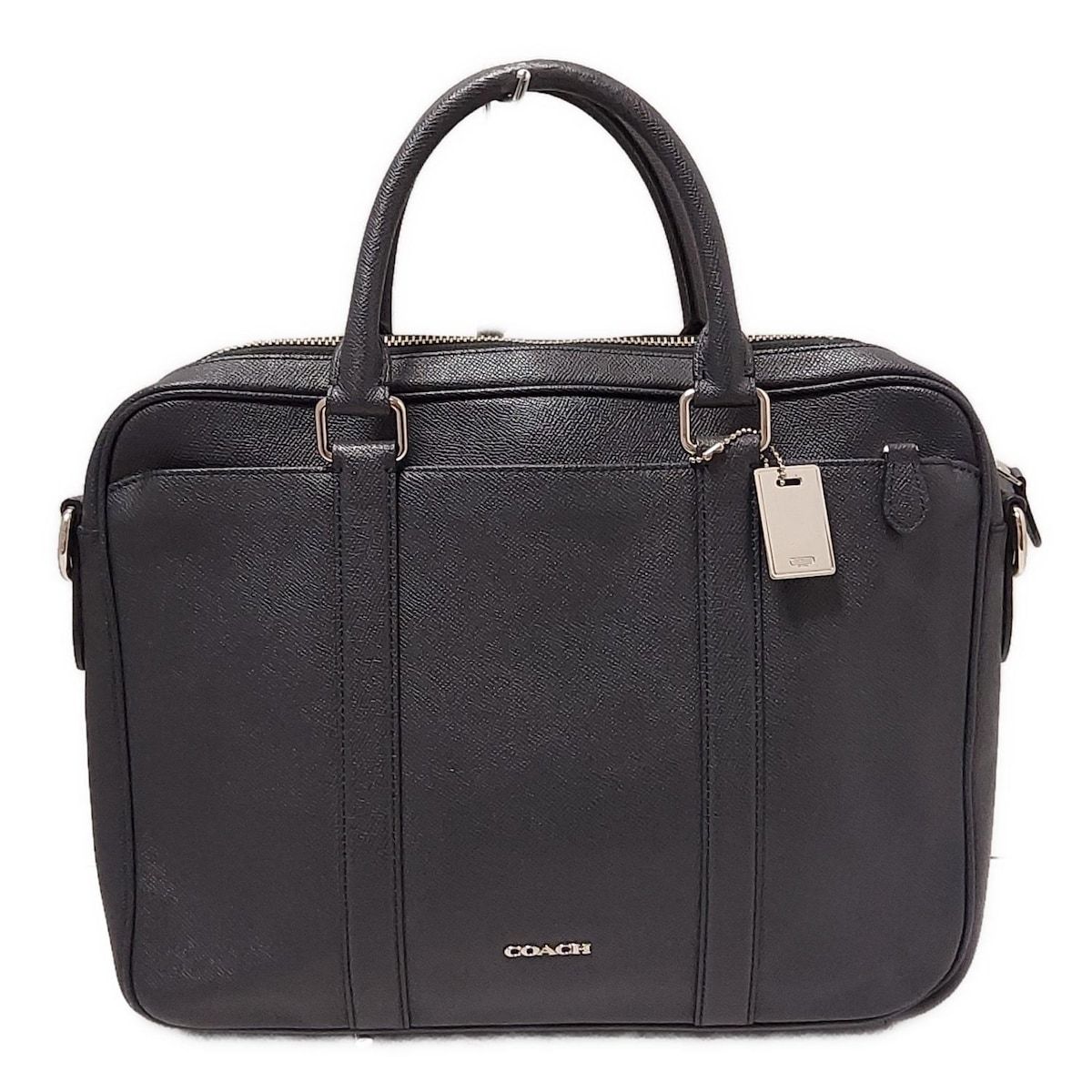 COACH コーチ ビジネスバッグ - F59056 ダークグレー レザー