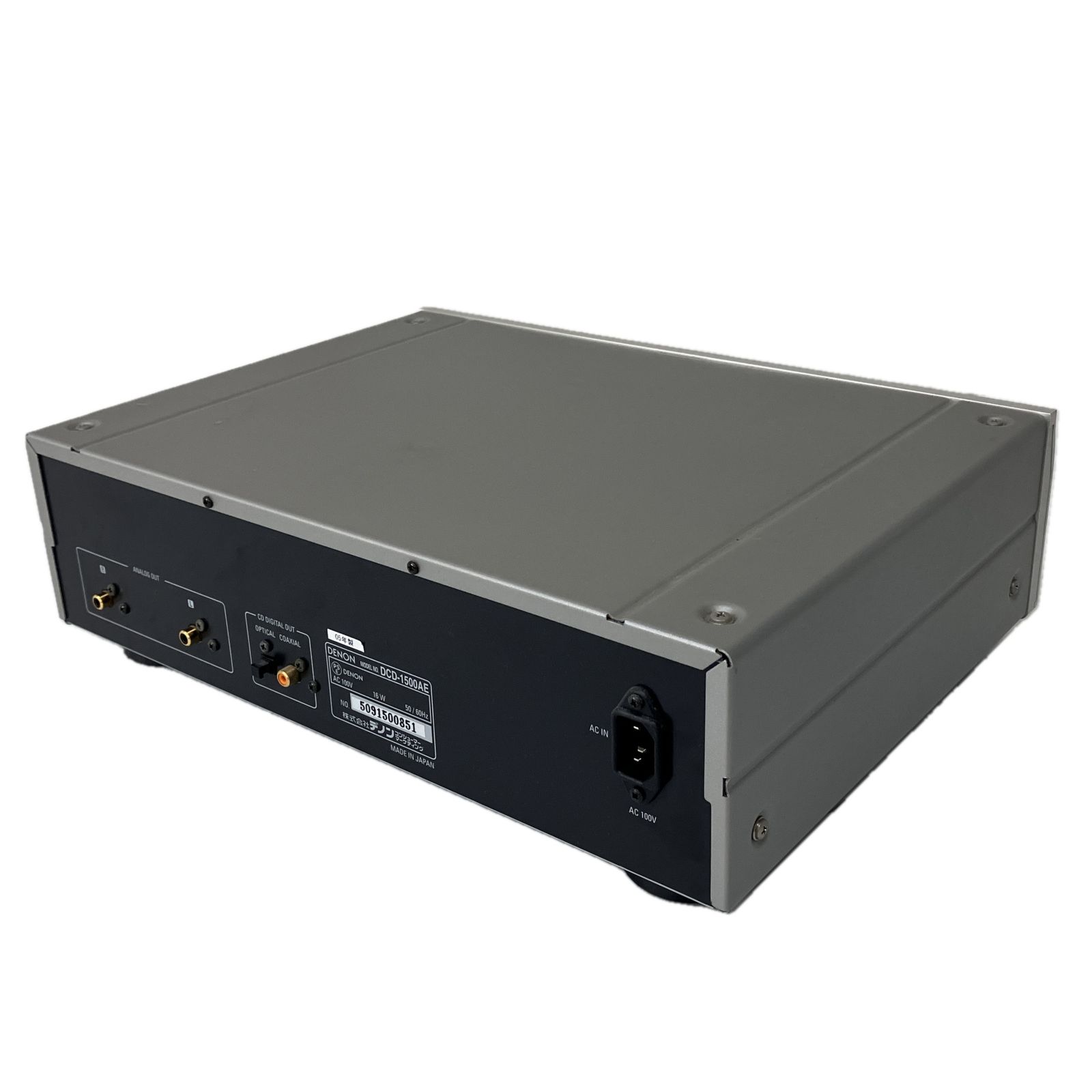 DENON DCD-1500AE SACD CDプレーヤー デノン オーディオ機器 2005年製 音響 ジャンク S10493223