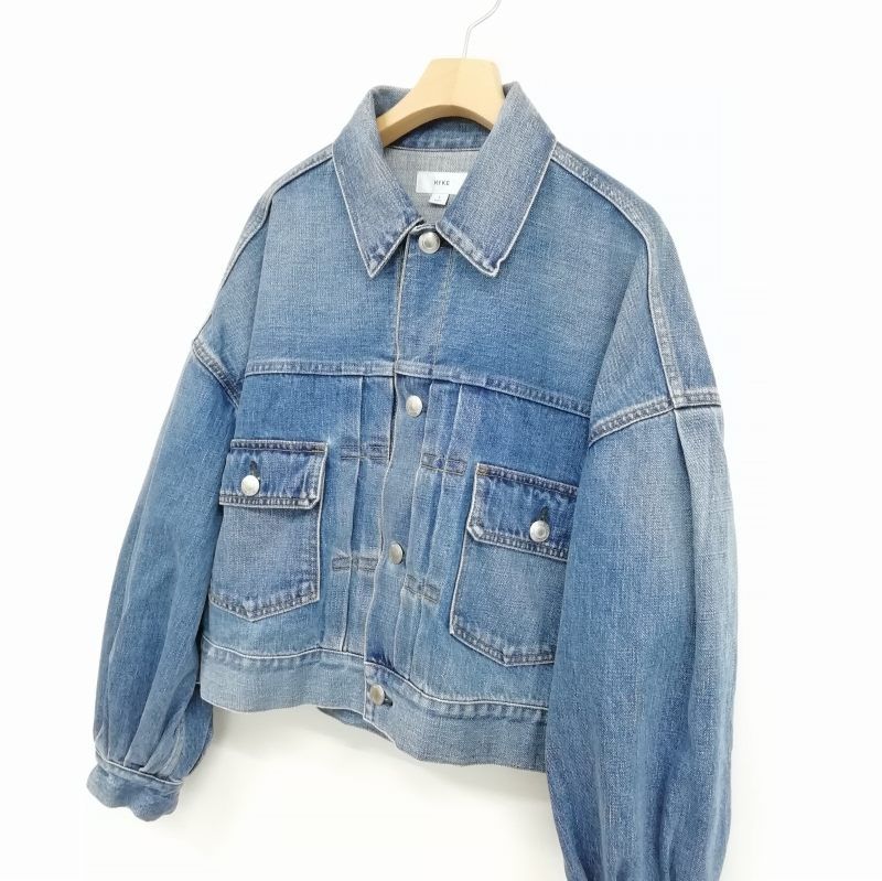 ハイク HYKE BALLOON SLEEVE DENIM JACKET TYPE2 バルーン