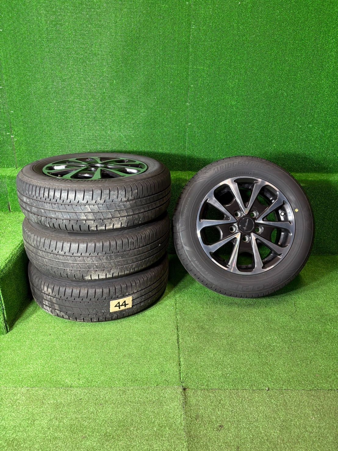 ホンダ フリード純正 Modulo MG019 ホイール BRIDGESTONE ECOPIA 185 65R15 サマータイヤ4本セット センターキャップ無し 溝約7.1mm 2020年製