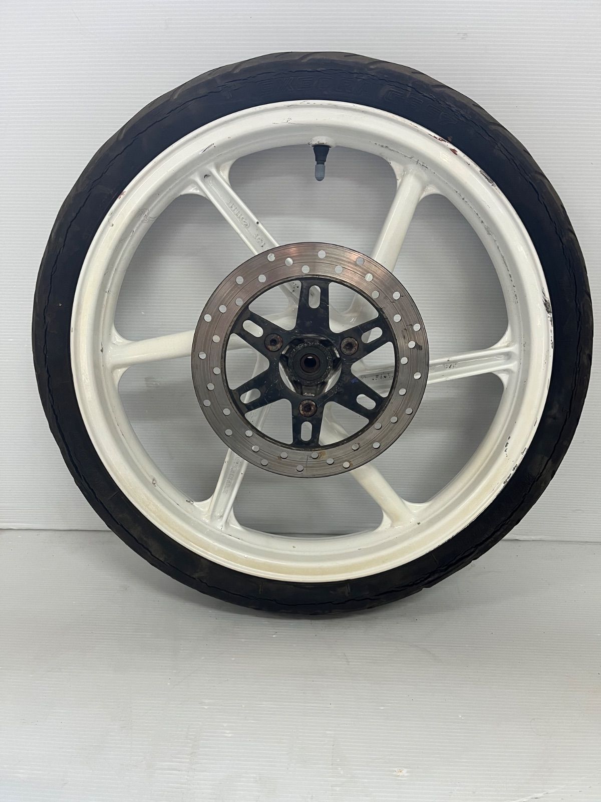 CBX400F 前後 メッキホイール インボード キャリパー タイヤ セット