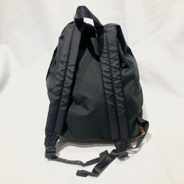 アメリカ製 EASTPAK イーストパック 黒 ボトムレザー バックパック