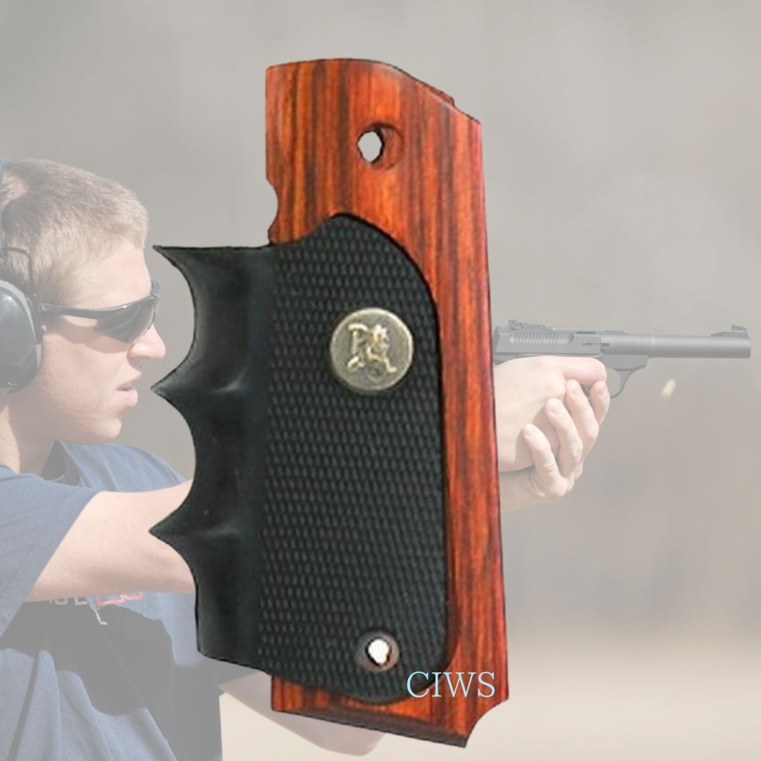 パックマイヤー コルトガバメント M1911用 ウッド-ラバー グリップ GM-ALS 00423