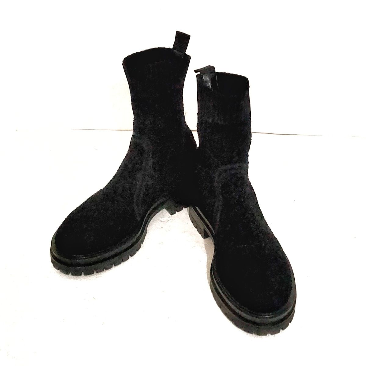 Gianvito Rossi ジャンヴィト ロッシ ショートブーツ 35 レディース - 黒 ソックスブーツ