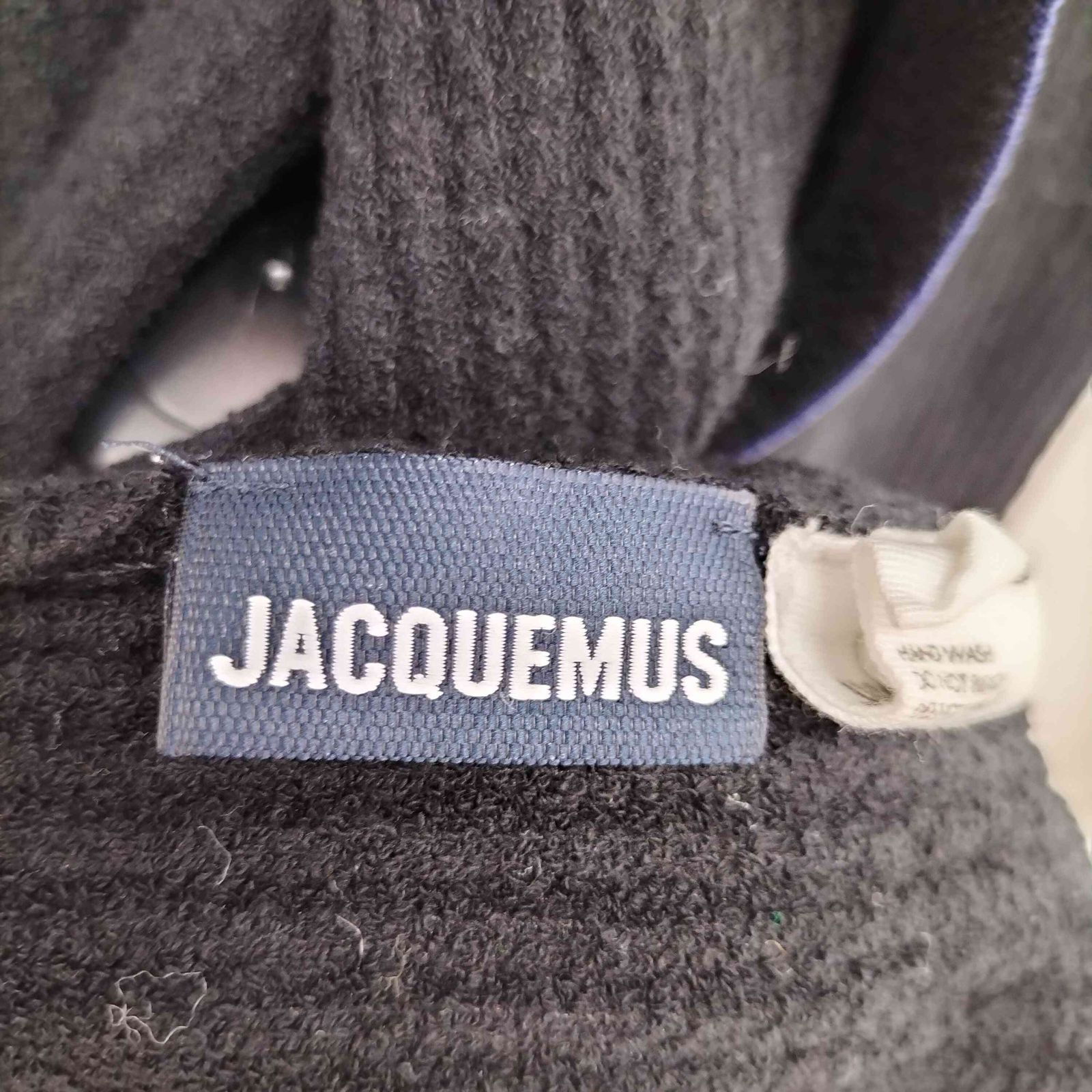 jacquemus ジャックムス La Mailleビキニトップ　半袖ニット JACQUEMUS La Maille Bikini embellished ribbed cotton-blend