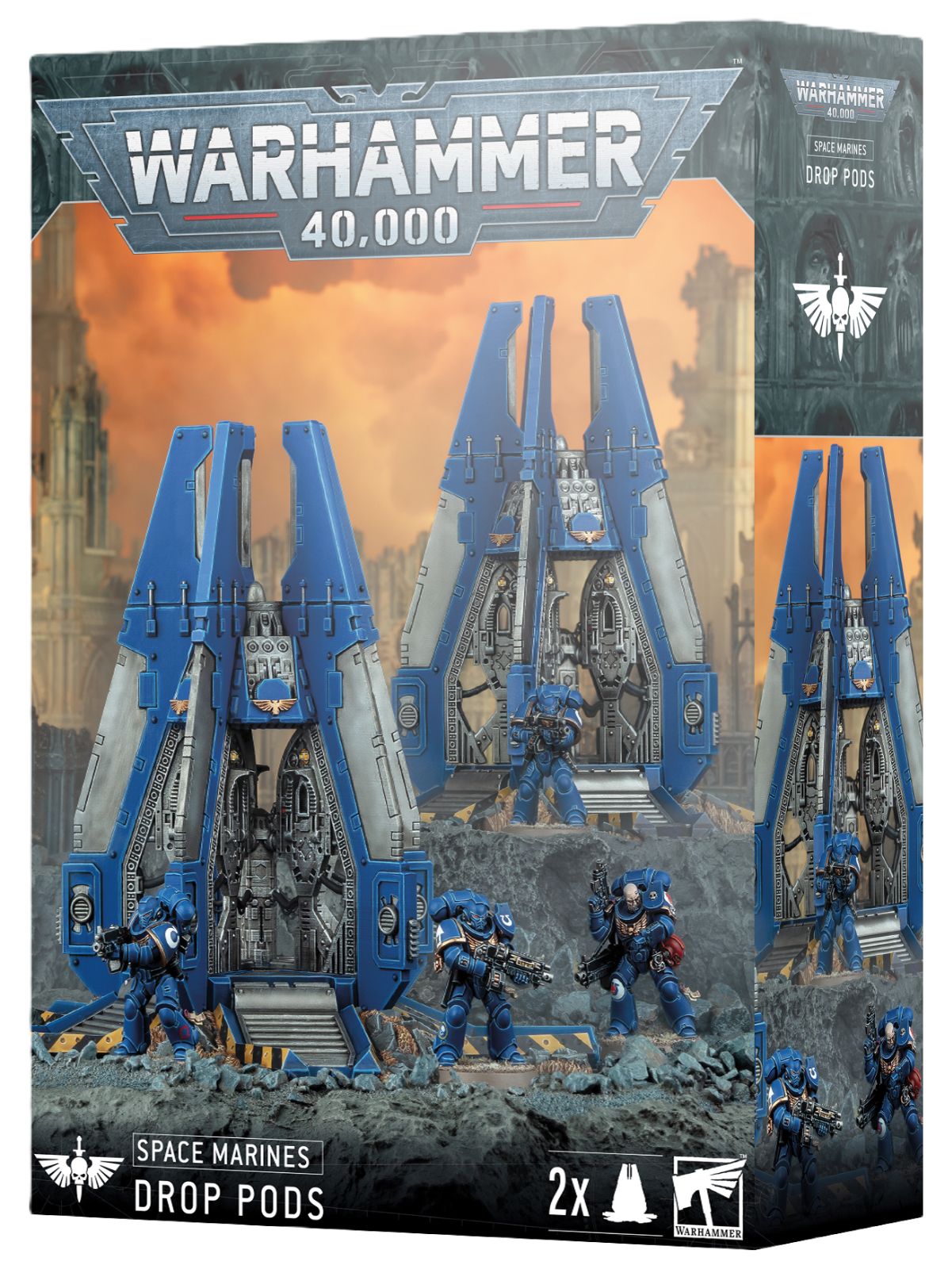 ウォーハンマー スペースマリーン ドロップポッド SPACE MARINES DROP PODS