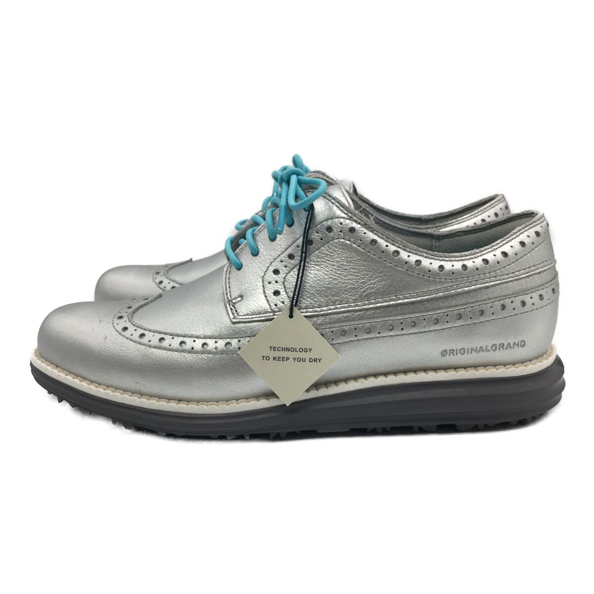 Cole Haan - coco 未使用品 コールハーン COLE HAAN ゴルフシューズ  24cm シルバー オリジナルグランド ウィング オックスフォード ［W23094］ COLE HAAN コール ハーン（COLE HAAN）（メンズ）ゴルフシューズ