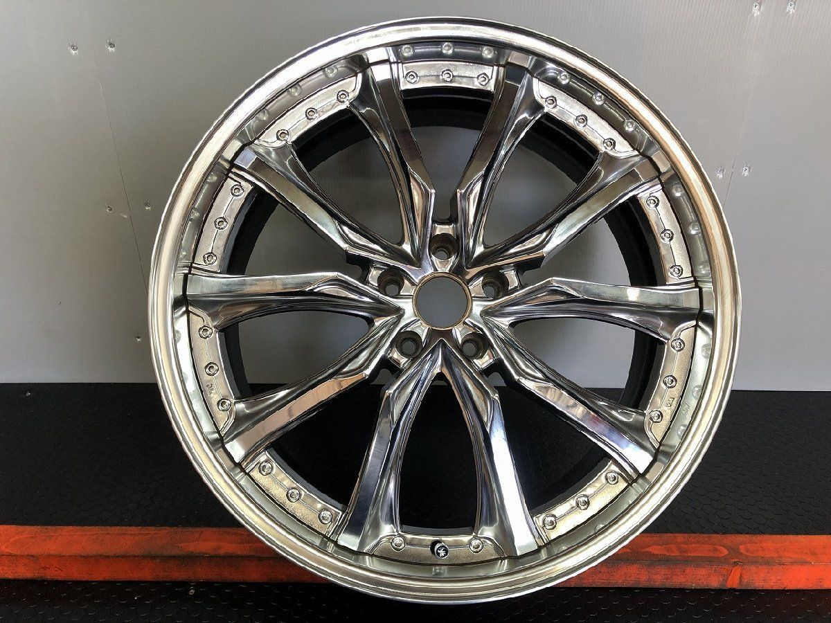Weds KRANZE VERAE クレンツェ ヴェラーエ 社外ホイール 22インチ 1本 9J5HPCD120約 21 レクサスLS等 SHB006