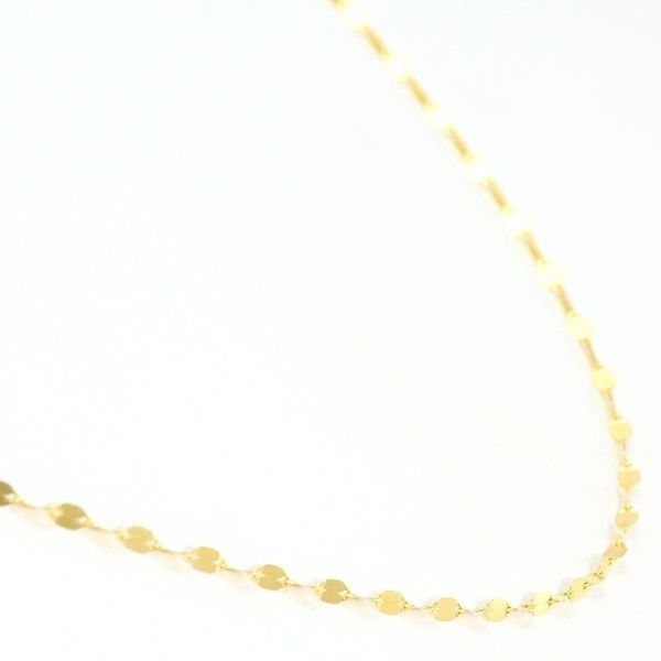 K18YG ネックレス necklace 総重量約0.9g 約44cm