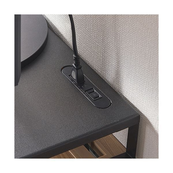 COMSTYLING コンセント付モニターラック