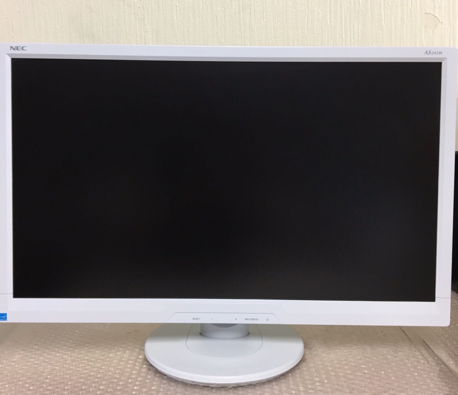 NEC 24型ワイド液晶ディスプレイ(白) LCD-AS242W - メルカリ