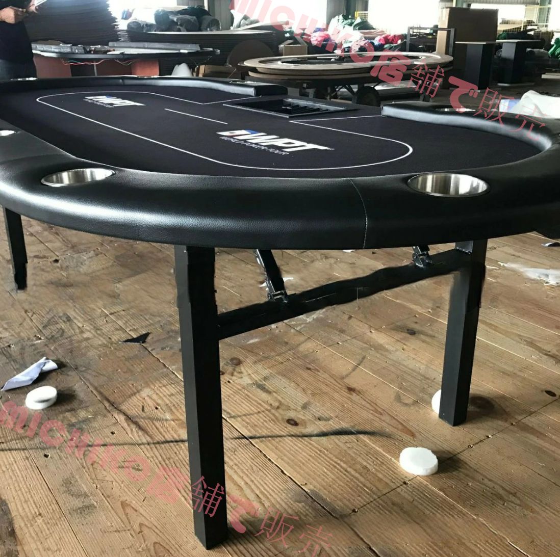 折りたたみ式 テキサスホールデムブラックジャックテーブル ブラックジャック ギャンブル バカラ 高速布 ポーカーテーブル カップホルダー 折りたたみ式  テキサスホールデムブラックジャックテーブル ブラックジャック ギャンブル バカラ 高速布 ポーカーテーブル カップ ...